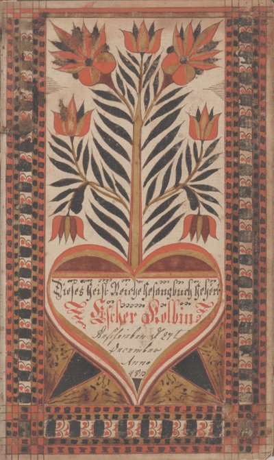 Bookplate for Esther Kolb, December 27, 1813 by David Kulp